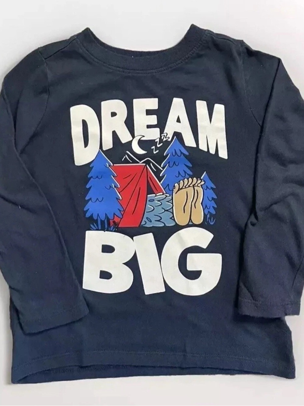Toddler’s Boys Old Navy graphic Long Sleeve shirt “Dream Big” Size 3T